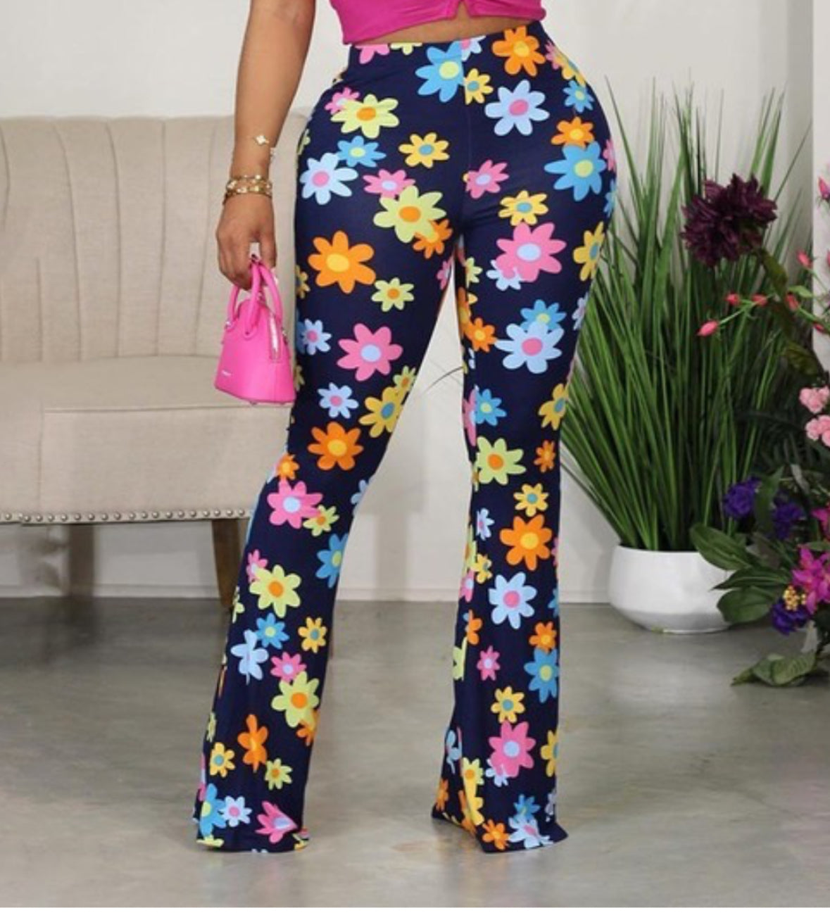 FlowerPower casual Bootcut pants