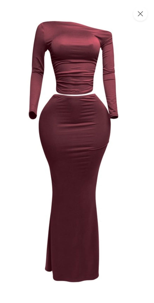 Big Mama Long Sleeve Skirt Set