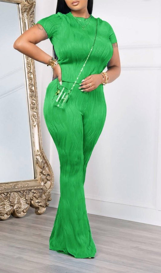 Wavy Pants Set